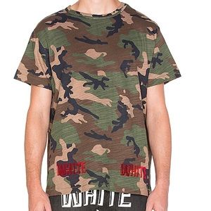 OFF-WHITE Camo Red T-Shirt